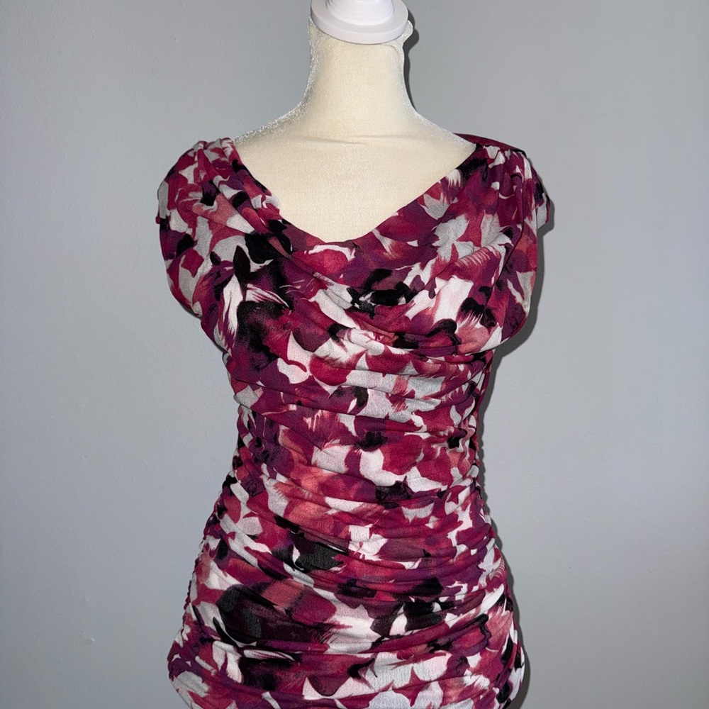 Classiques Entier Mesh Cowl Neck Tank